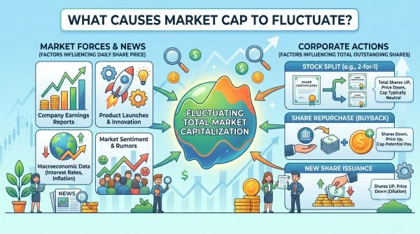 What Is Market Capitalization in Stock? The Ultimate Guide for Indian Investors What Causes Market Cap to Fluctuate