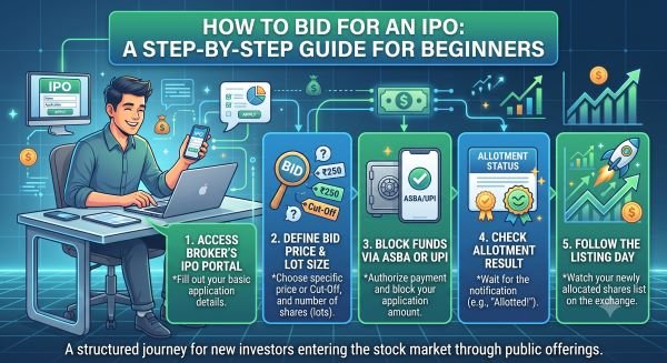 What is Bid Price in IPO? Complete Guide & Winning Bidding Strategies for 2026 How to Bid for an IPO step by step guide