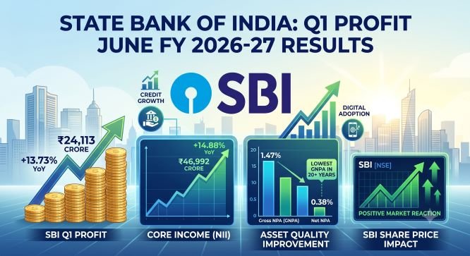 SBIN Q1 Profit June FY 2026-27 Result: Unpacking Asset Quality, Core Income, and SBIN Share Price Impact
